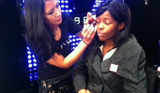 Toronto Make-up Artist Rhia Amio with Maybelline during World Mastercard Fashion Week Toronto Spring/Summer 2013