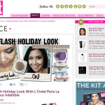 GET THE LOOK | A Flash Holiday Look with L’OrÃ©al Paris’ La Couleur Infallible Eyeshadows 